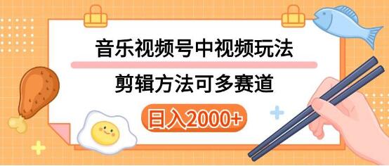 全新多赛道攻略，音乐中视频与视频号玩法揭秘，日入2000+-聚财技资源库