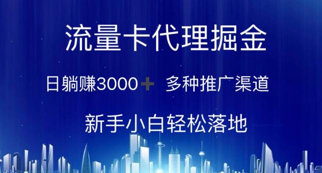 流量卡代理掘金秘笈：多元化推广渠道，助力新手小白轻松起步-聚财技资源库