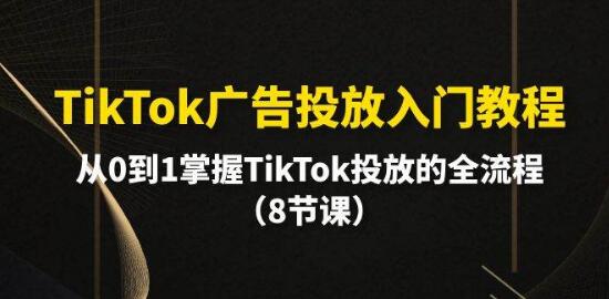 TikTok广告投放新手教程：从零开始，掌握全流程投放技巧-聚财技资源库