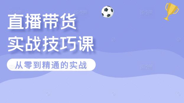 直播带货实战技巧课，从零到精通的实战指南-聚财技资源库