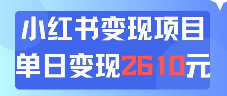 小红书资料销售秘籍，单日引流150人，变现2610+！小白实战指南-聚财技资源库