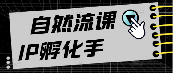 解锁自然流量秘诀，实战IP孵化课程，助力品牌快速增长！-聚财技资源库