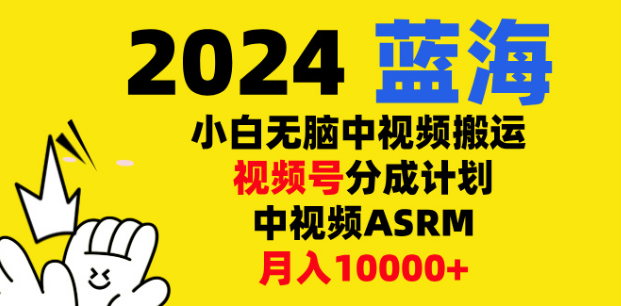 小白也能上手，中视频视频号运营攻略，轻松实现分成收益ASRM！-聚财技资源库